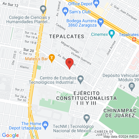 Consultorio Médico y dental map