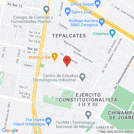 Dra. Laura Gabriela Amador Reyes - Nefrología y Medicina Interna - map