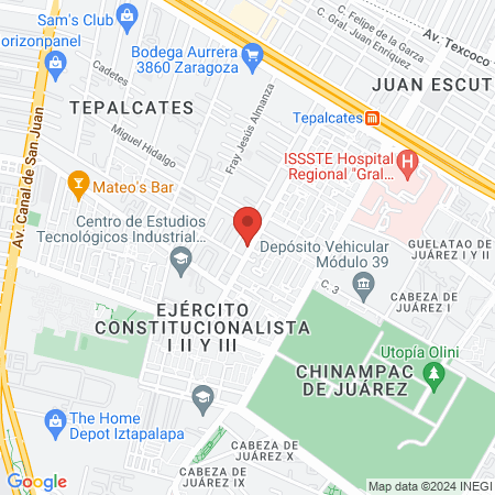 CONSULTORIO MEDICO map