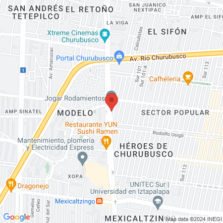 Médicos Navales map