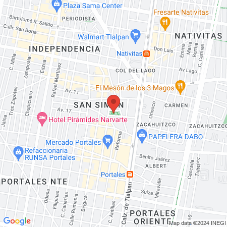 Gimnasios Urbanos 39 map