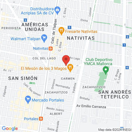 San Patricio Hospital para Gatos. map