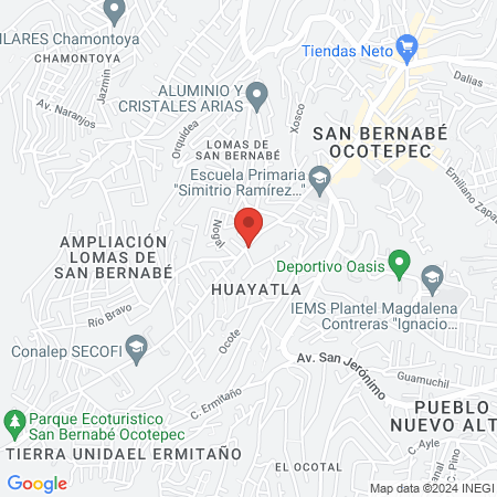 Salón nails and beauty map