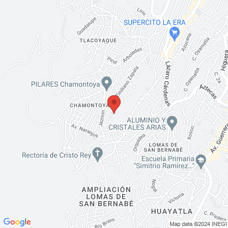 Clínica de Asma y Alergia map