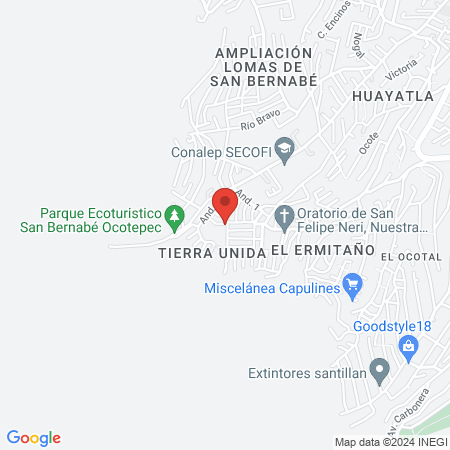 Centro de Salud T-I Lomas de San Bernabé map