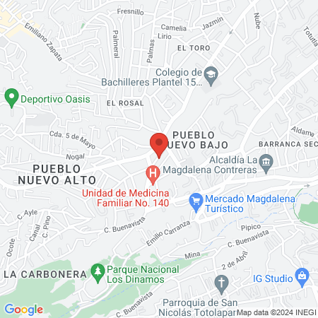 Gold Club Fitness Blue map