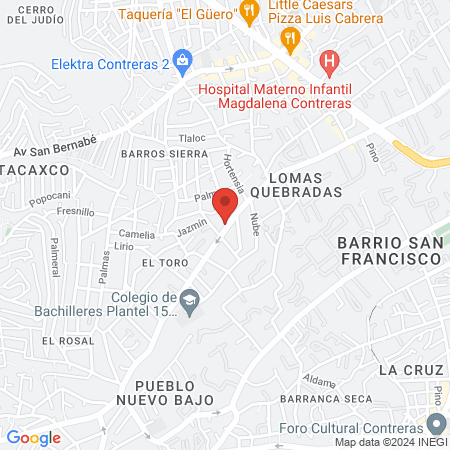 Consultorio médico de la Parra map