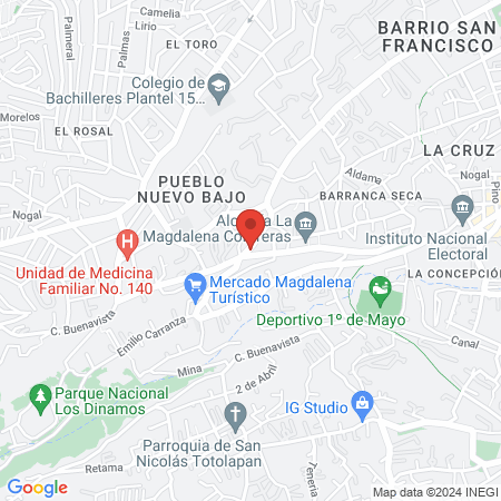 TIGER DRAGÓN FITNESS ESTUDIÓ map