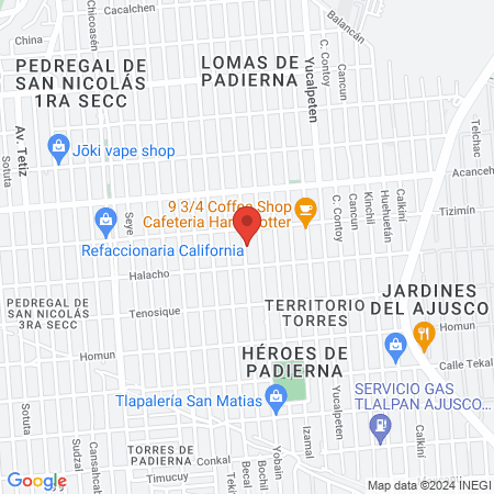 ESTUDIO DE YOGA - ACTUTD Y VIDA map