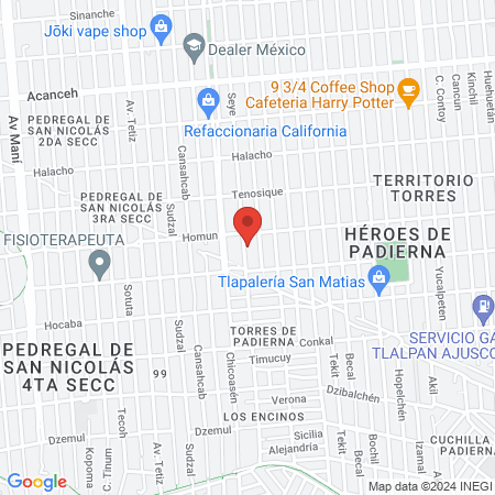 Centro Cultural Yoga Shamash map