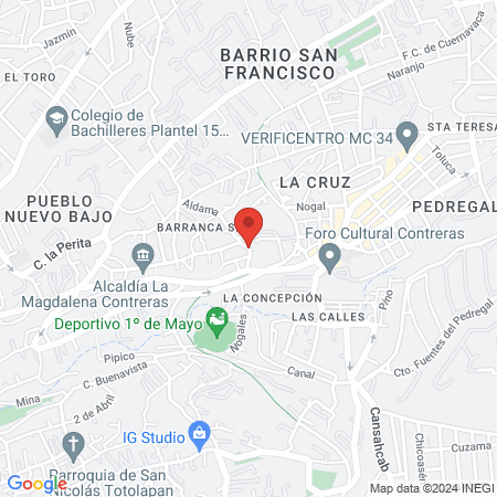 Doctor Roberto Camargo Hernández map