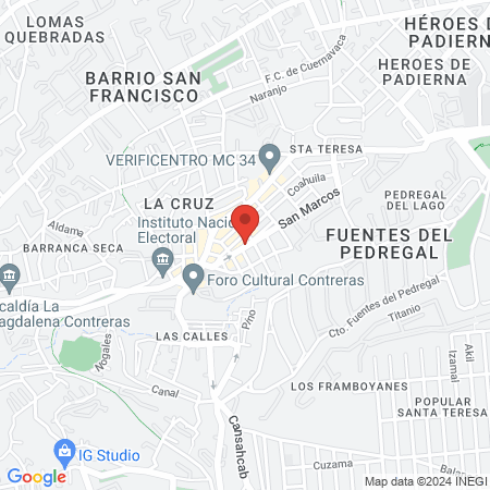DISPENSARIO DENTAL DR. GUADARRAMA map
