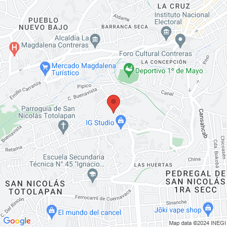 oftalmoloptico del sur map