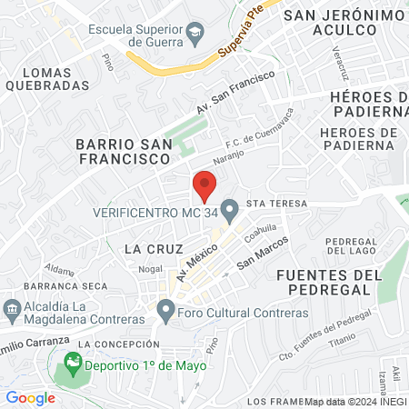 Centro Podológico San Francisco map