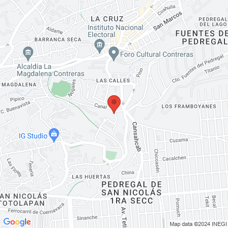 Sanatorio Maria De Lourdes map