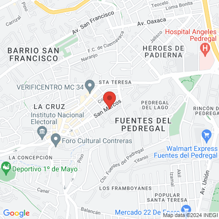 Dentista UNAM & Ortodoncia | Tratamientos Niños y Adultos map