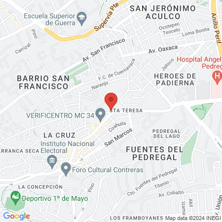 Odontopediatría. Dra. Ivonne López Meza map