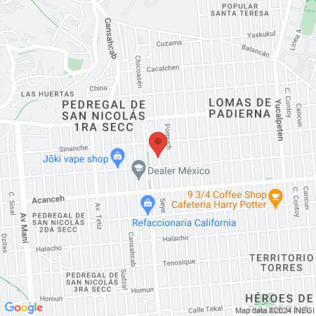 Veterinaria Fabela Seye map