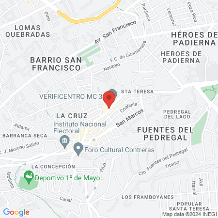 Amix Beauty Bar nails map