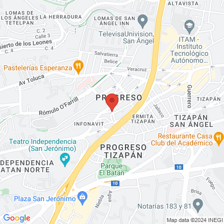 HAIR y BEAUTY E E SALON map