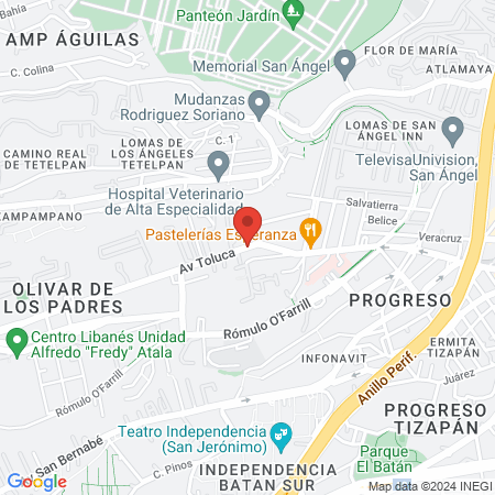 Dra. Aidee Sánchez Laguna map