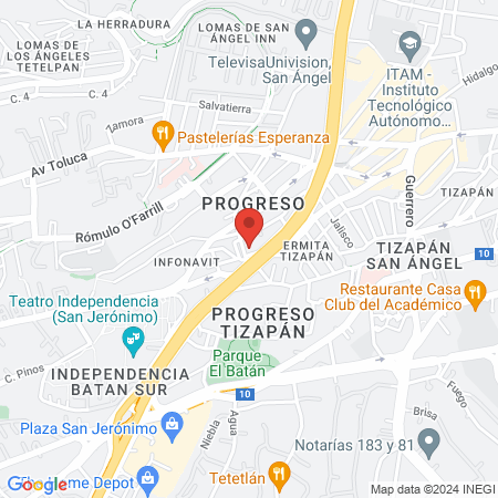 ConsultorioDentalPADG map