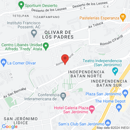 Dr. Edgar A. Esparza Aguila map