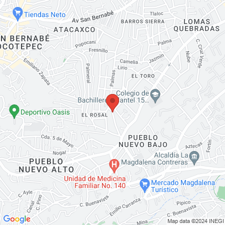 Academia de Belleza Nueva Imágen map