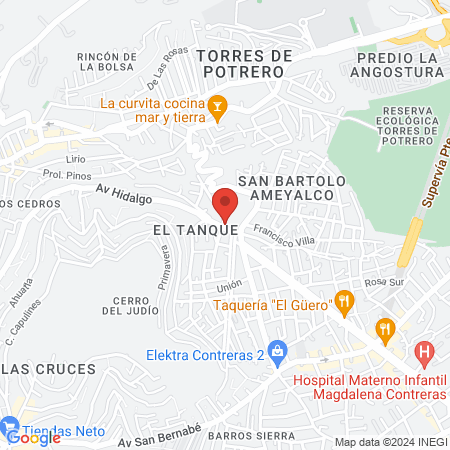 Estética Rebval map