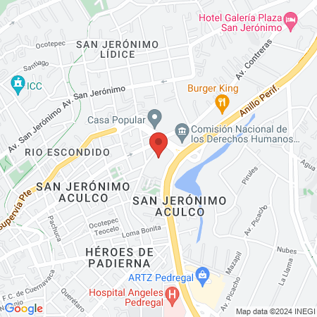 2Body San Jerónimo Lídice map