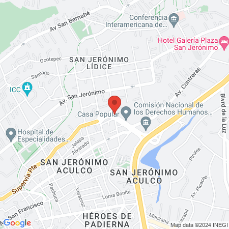 Bodywrap San Jerónimo Lídice map