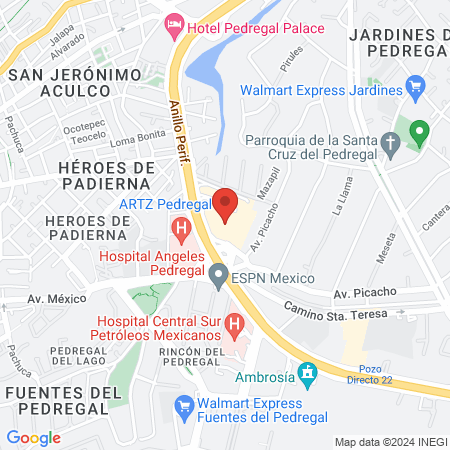 COMMANDO Pedregal map