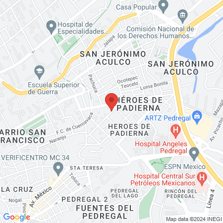 Dentista Gómez. map