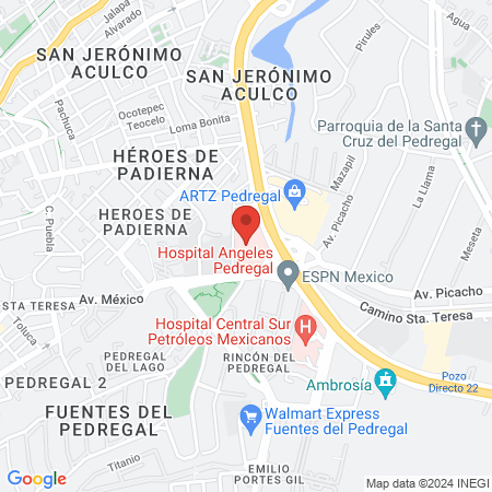 M.B. Odontólogos S.C. - Hospital Ángeles del Pedregal map