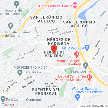 Dr. Karla Ivonne Luján Mendoza map