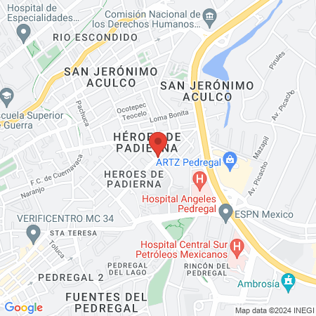 Dr. Alejandro Rojas Montaño map