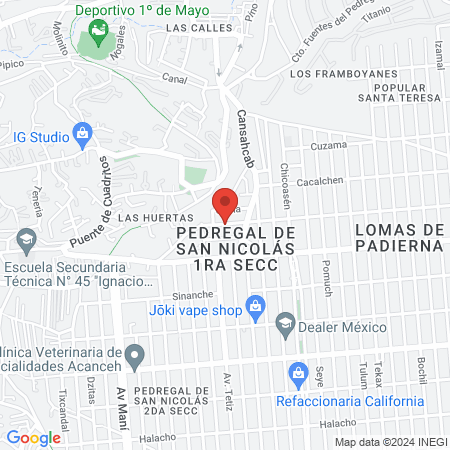 Studio Nails y Lashes GG map