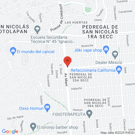 BARBER NAVA Mx map