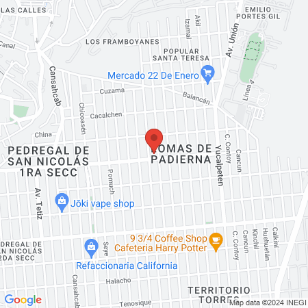 Estética Melany map