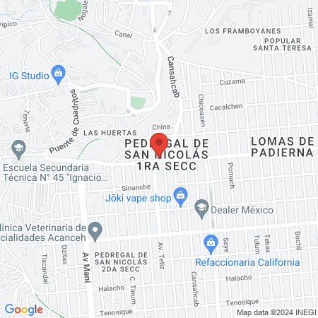 Medica Dental Luvemar Pedregal 2 map
