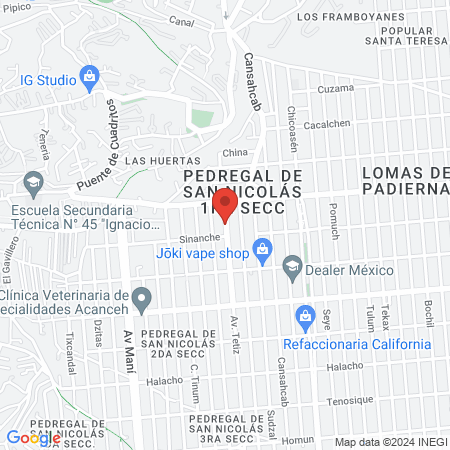 Consultorio dental Toriz map