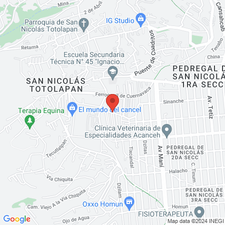 Estetica Unisex "Yeya" map