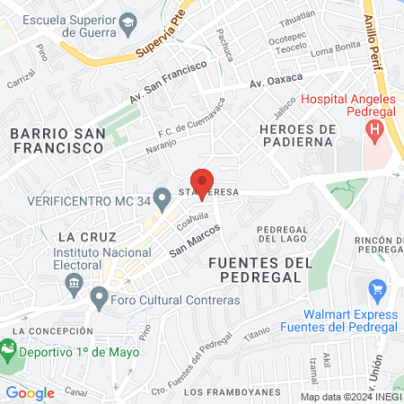 Estética Oliver map