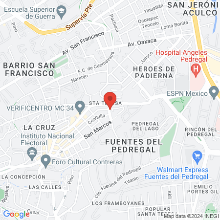 Dentista adultos y niños map