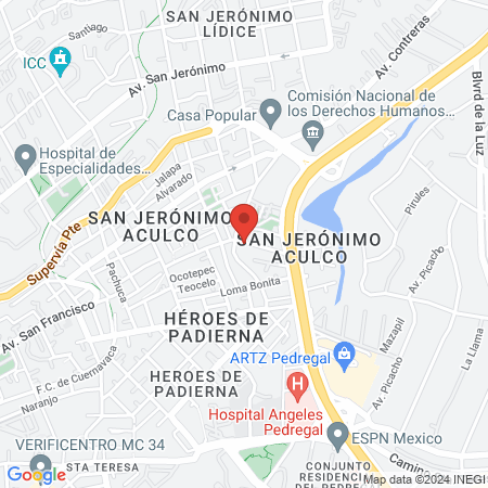 Instituto Mexicano de Hemodialisis map