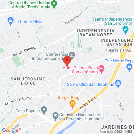 Depilité San Jerónimo map