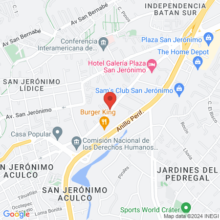 Dra. Ana Laura Hernandez Resendiz map