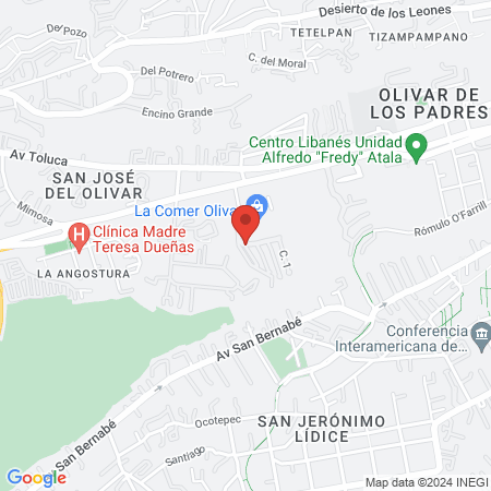 Clínica de Asma Alergia Piel y Enfermedades Respiratorias map
