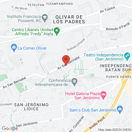 Veterinaria Alfa map