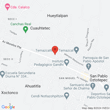 Temazcal "Esperanza" map